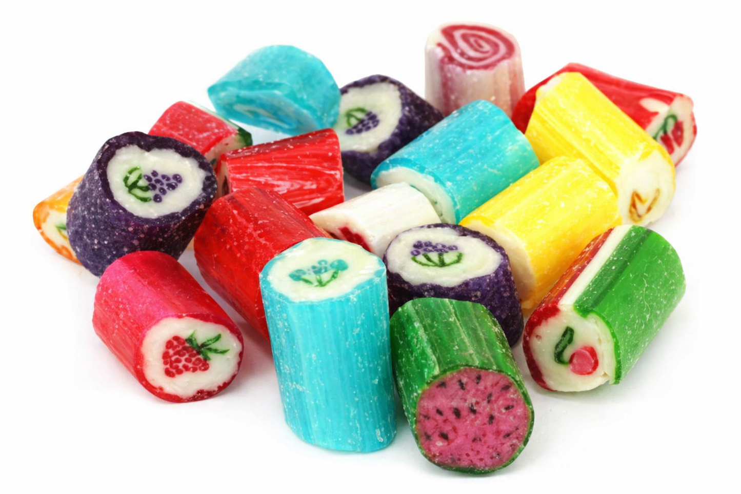 Assorted Fruit Rock Candy Mix