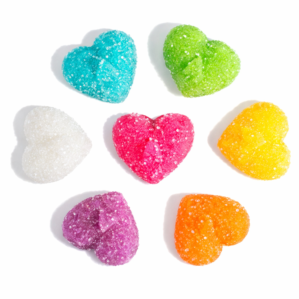 Fruity Pastel Hearts - medium