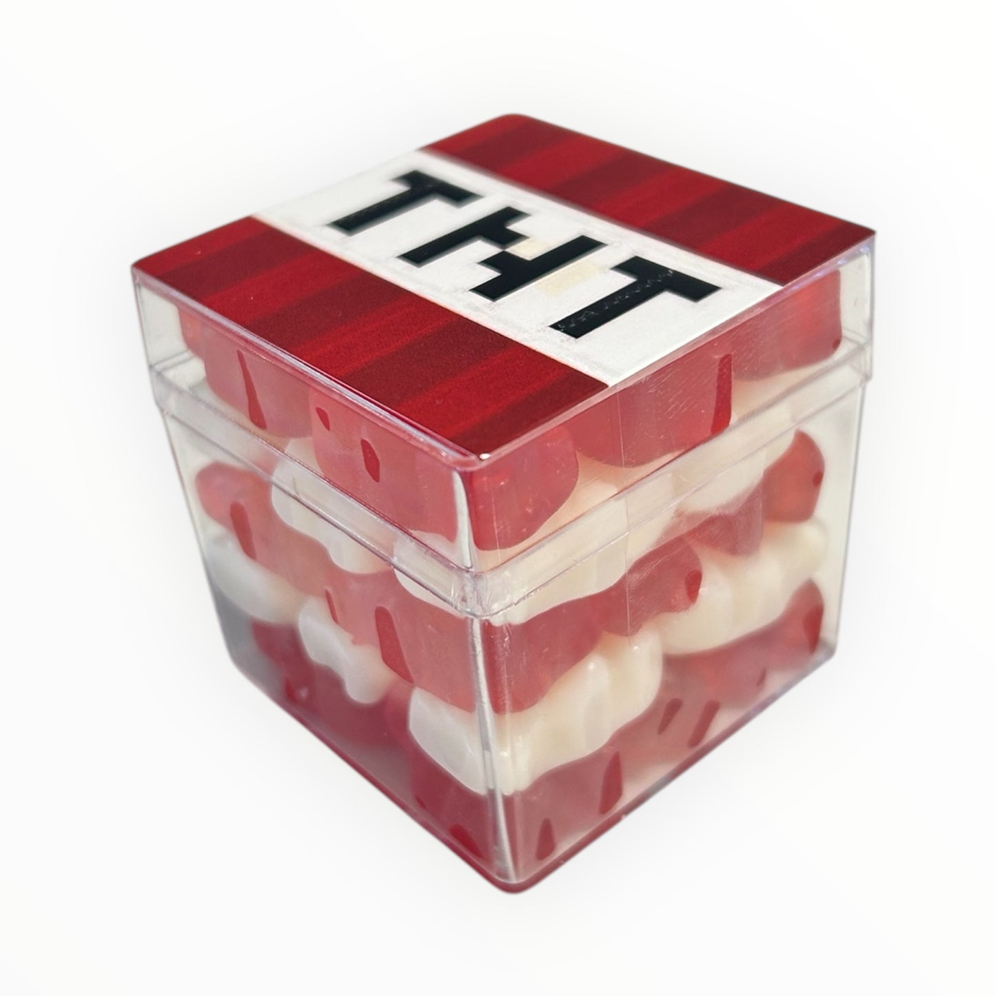 Mine Candy Cubes - Cherry with Strawberry and Banana Gummi bears