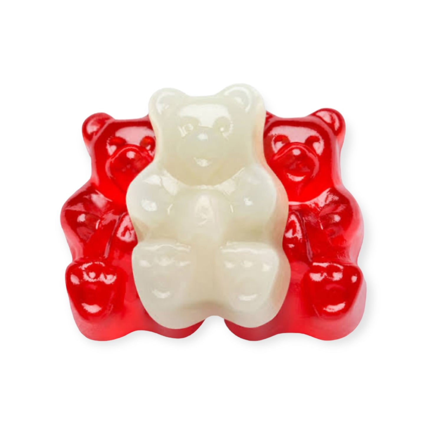 Mine Candy Cubes - Cherry with Strawberry and Banana Gummi bears