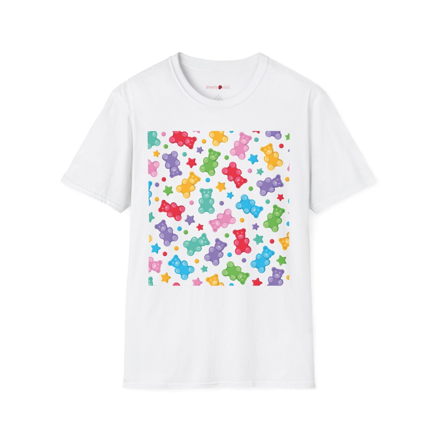 Colourful Bear Graphic Unisex Softstyle T-Shirt