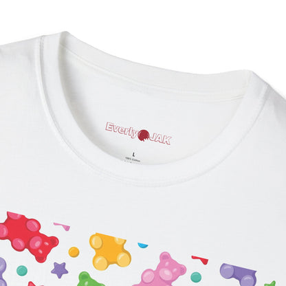 Colourful Bear Graphic Unisex Softstyle T-Shirt