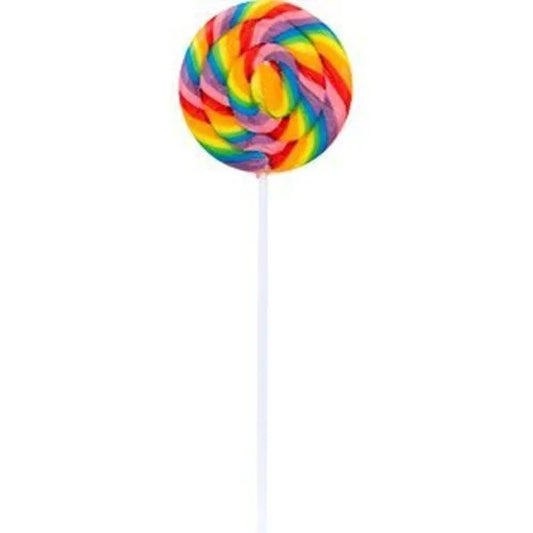 Rainbow Swirl Lollipops 80g