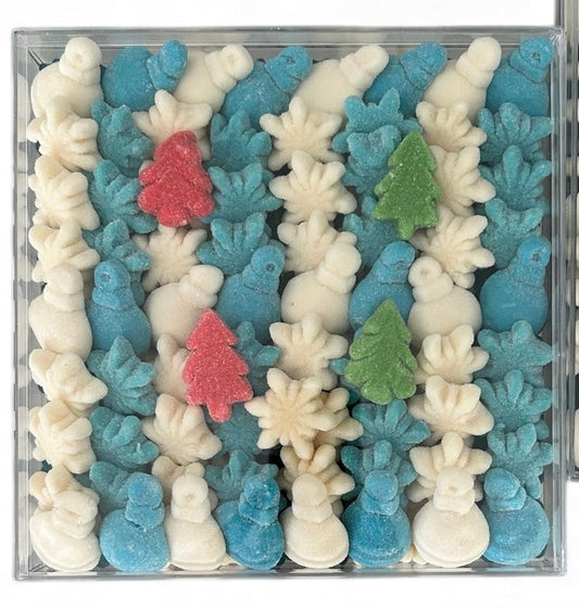 Christmas Glitter Snowflake Candy Board - large