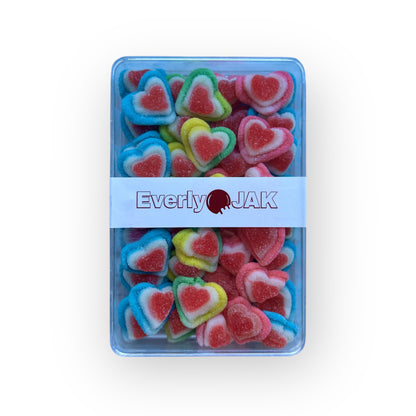 Triple Love Heart Candy