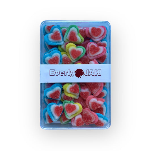 Triple Love Heart Candy