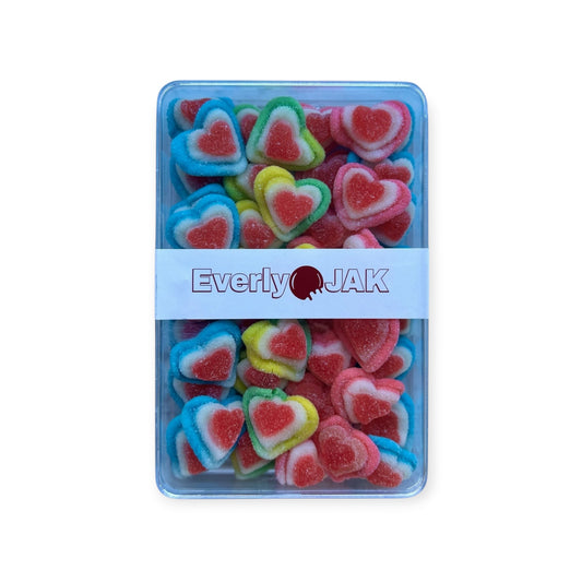 Triple Love Heart Candy