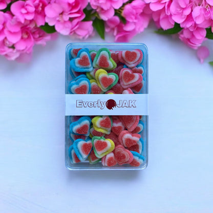 Triple Love Heart Candy