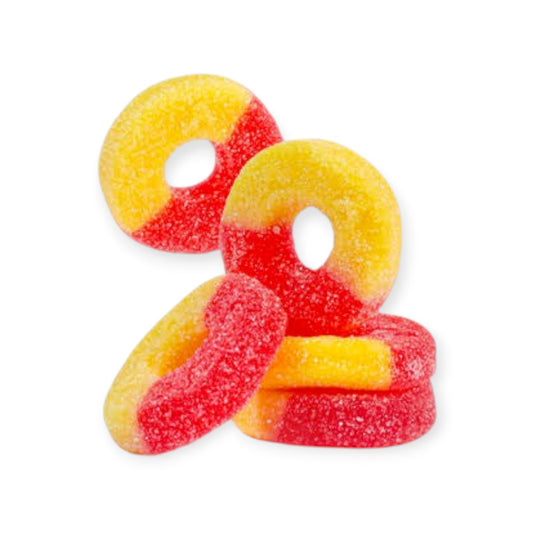 Peach Rings Gummy Candy Bag