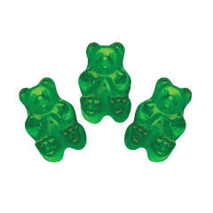 Green Apple Gummi Bear and Apple Ring Mix