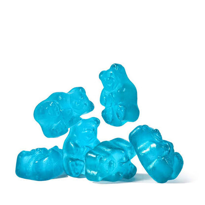 Blue Raspberry Gummi Bears and Blue Raspberry Ring Mix