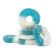 Blue Raspberry Gummi Bears and Blue Raspberry Ring Mix