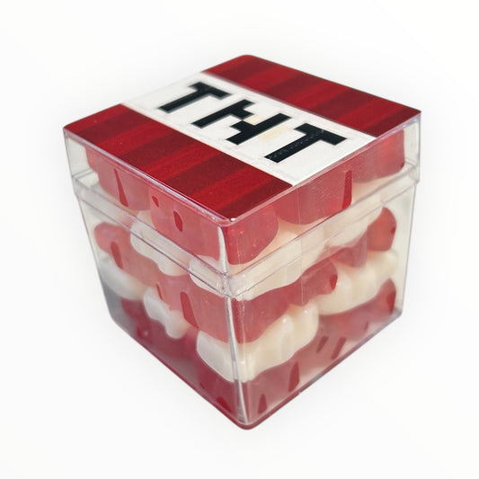 Mine Candy Cubes - Cherry with Strawberry and Banana Gummi bears