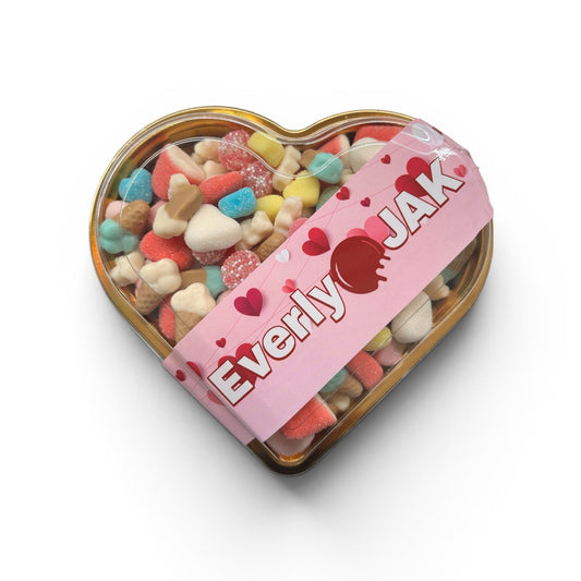 Mixed Candy Heart Box 600g