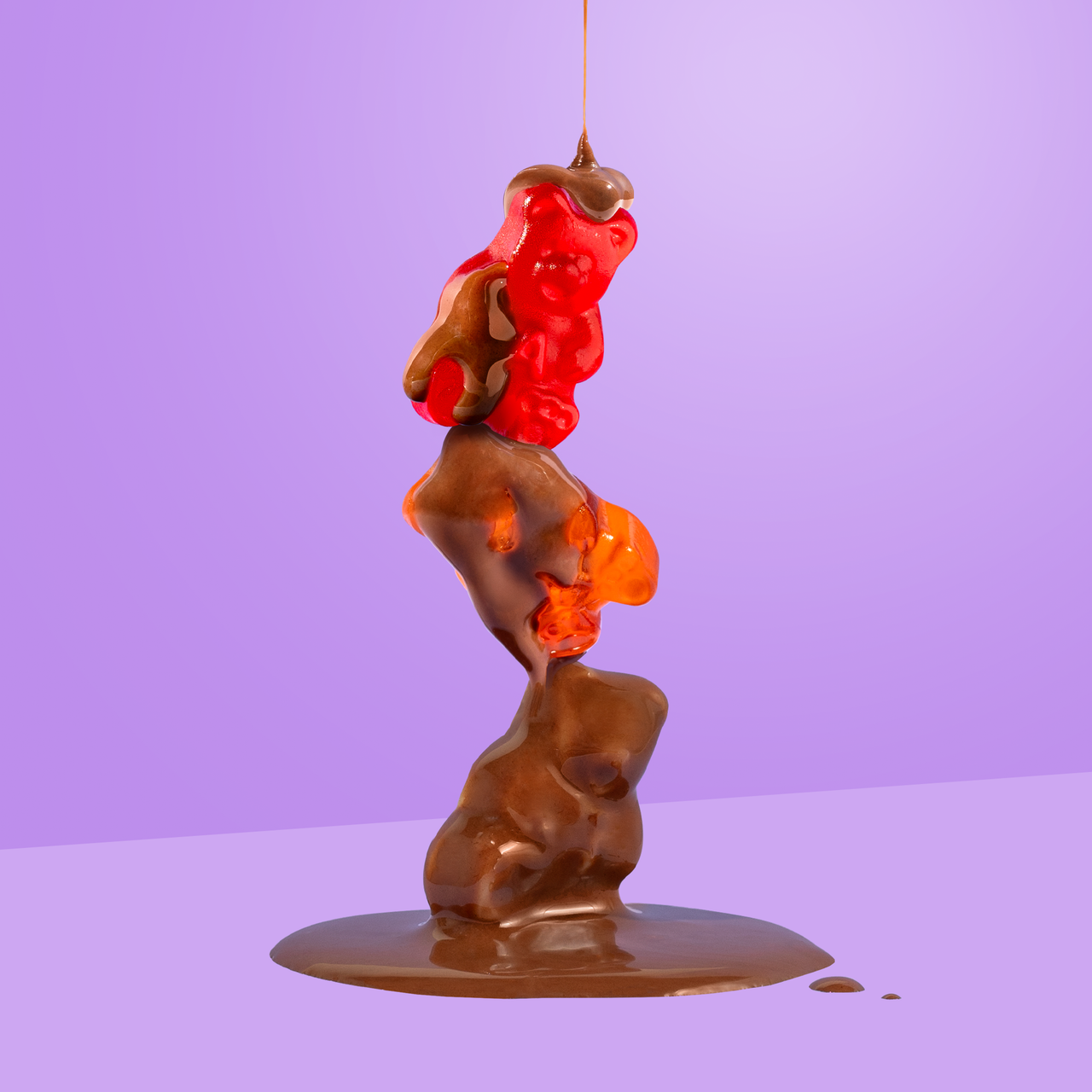 Chocolate Coated Gummi Bears 150g
