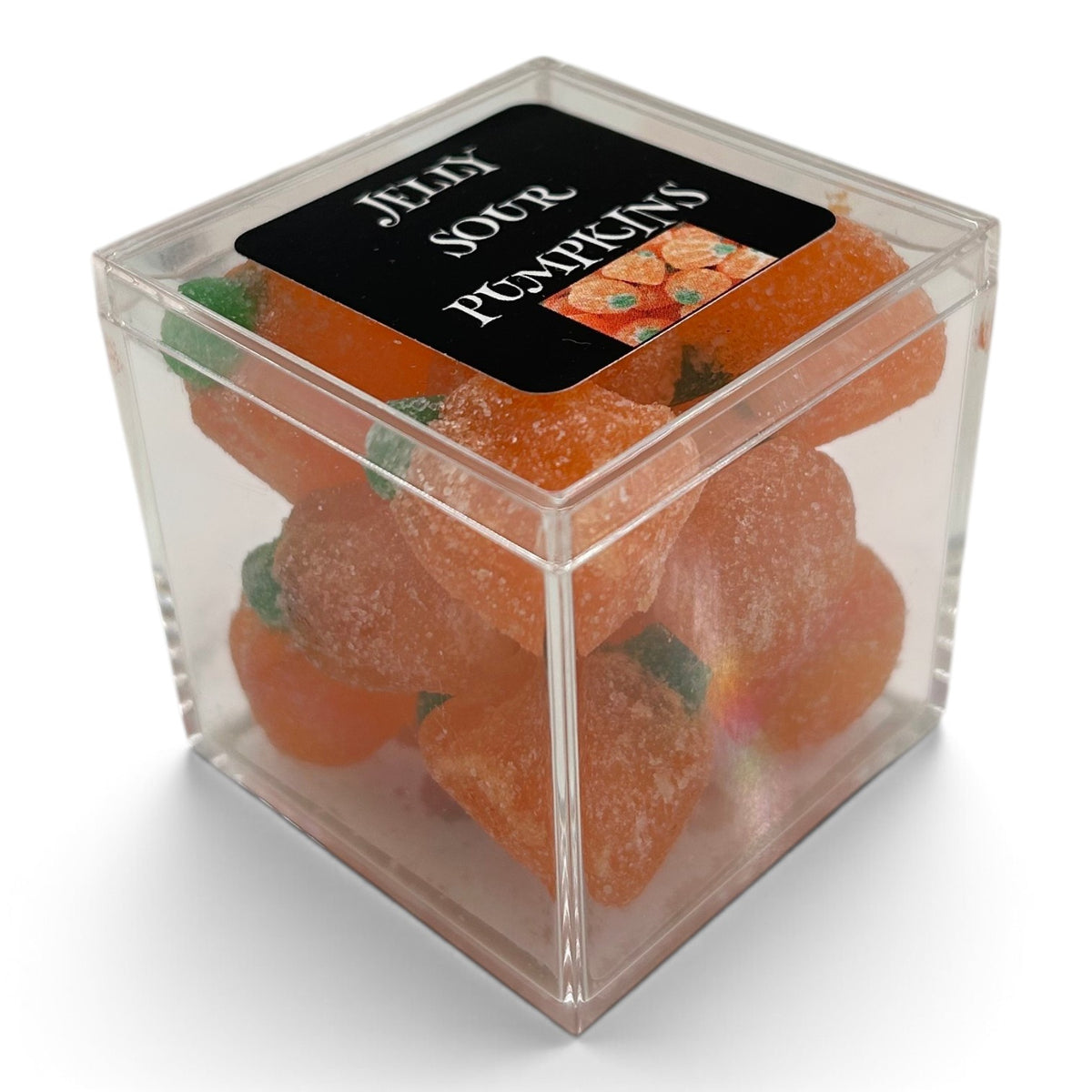 Jelly Sour Pumpkin Candy Cube